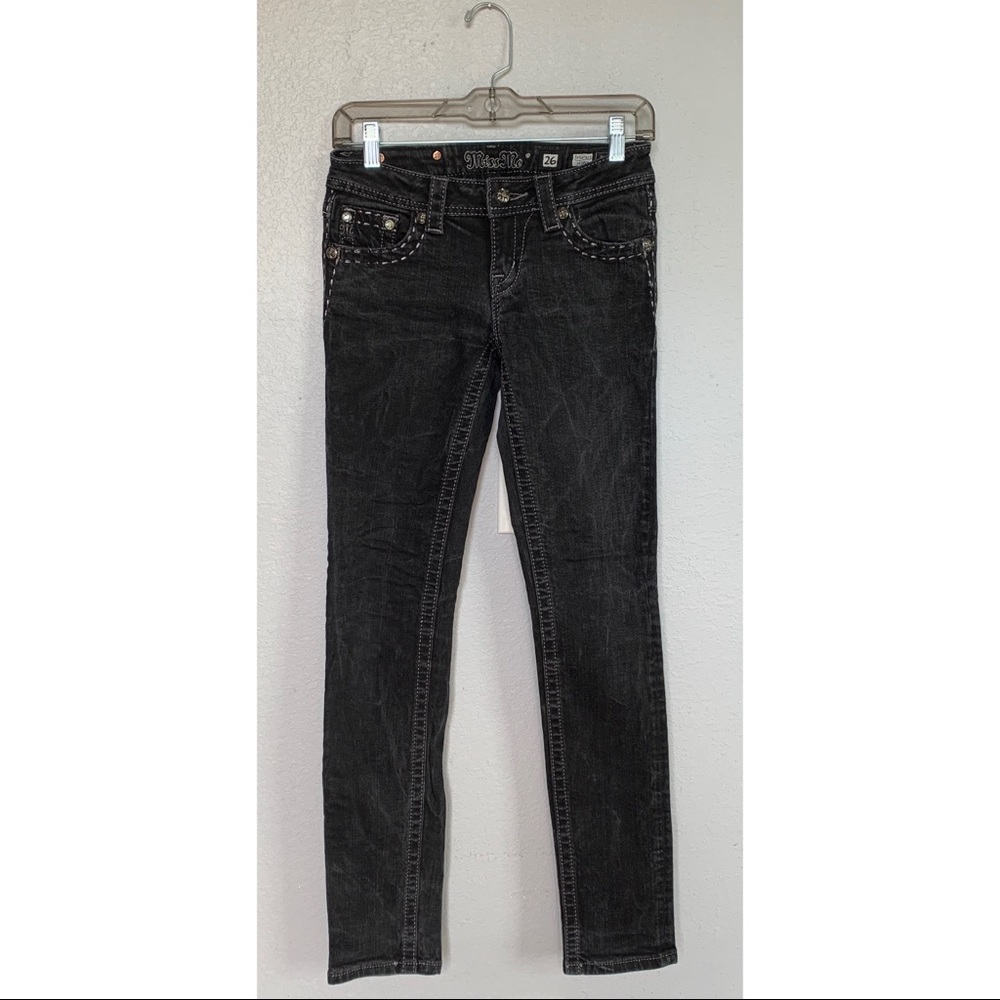 Black wash Miss Me jeans